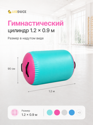 Надувной акробатический цилиндр AirDuck диаметр 90 (AirDuck605)